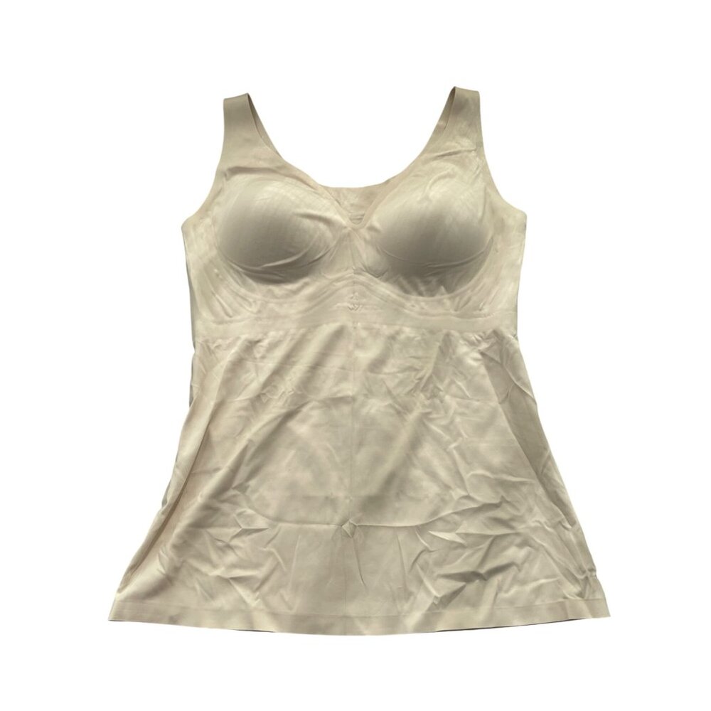 Rhonda Shear Gel Tank with Additional Back Support Size 1X Beige Shaping 647.13